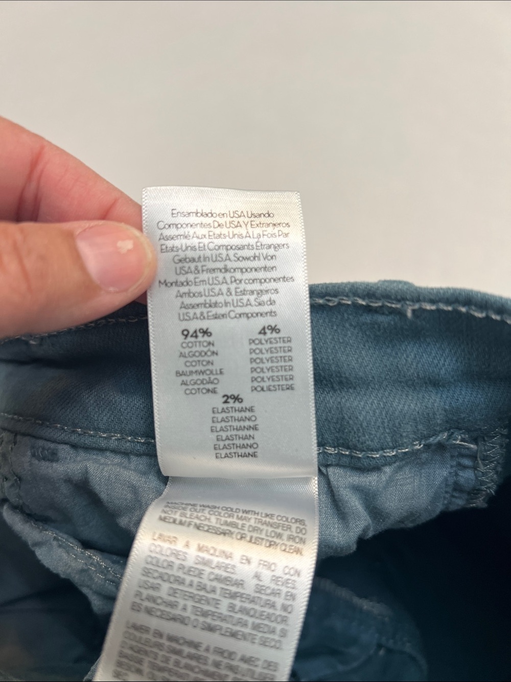 MOTHER DENIM THE HUSTLER ANKLE FRAY IN PLAY DATE GREEN WASH SIZE 28 - Picture 9 of 16